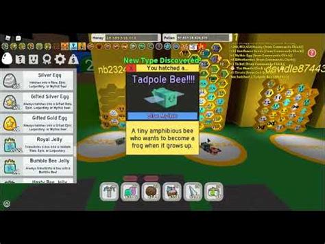 For more information and source, see on this link : Bee Swarm Simulator *FREE* MYTHIC EGG - YouTube