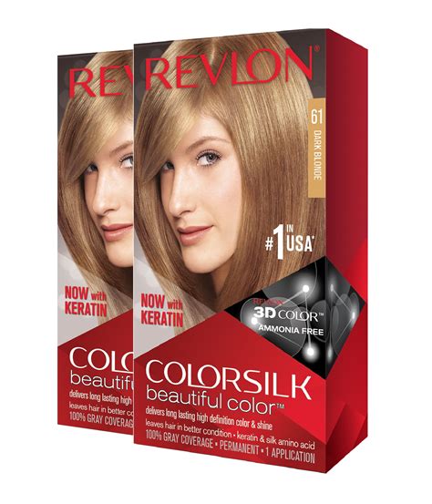 Revlon Silk Beautiful Hair Color Dark Blonde Pk Walmart Com