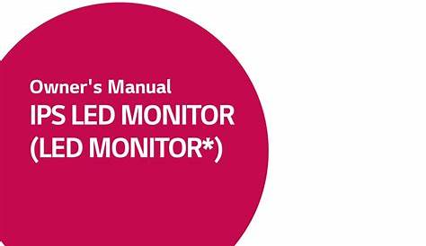 LG 24UD58 OWNER'S MANUAL Pdf Download | ManualsLib