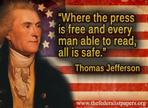 Get updates on latest news, and more. Thomas Jefferson Quote & Poster - Where the Press is Free