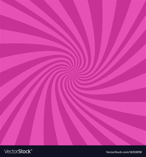 Pink Spiral Ray Background Graphic Design Vector Image