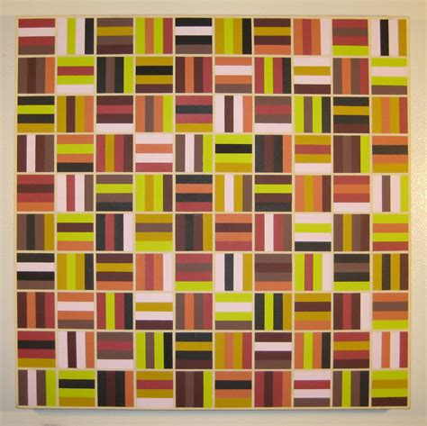 Lane Banks Geometric Art Grid Paintings