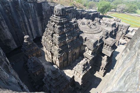 Ancient Time News The Kailashnath Temple In The Ellora Caves Complex