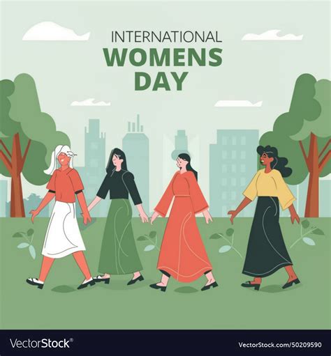 Happy International Womens Day Of Women Royalty Free Vector