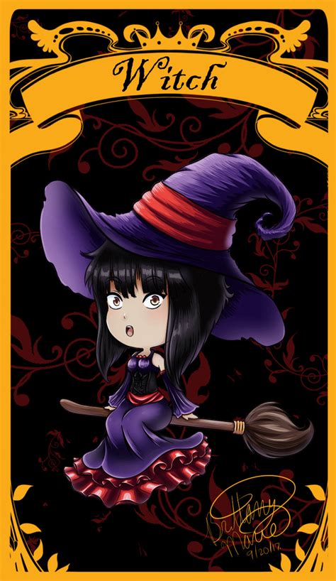 Halloween Witch Chibi  Speedpaint By Theartofbritt On Deviantart