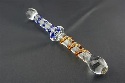Long Huge Double End Pyrex Penis Glass Dildo Big Crystal Anal Plug Sex Toys For Lesbian 017 Sex