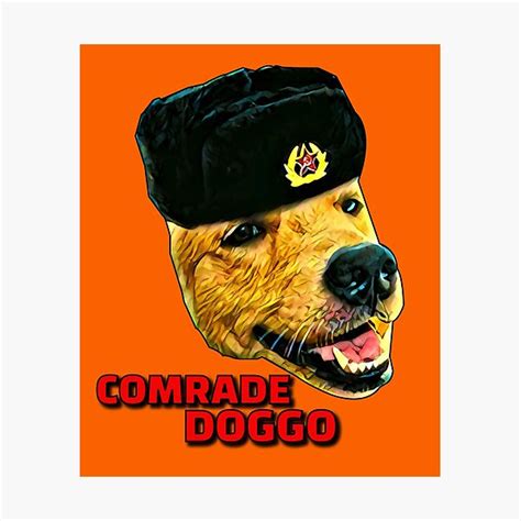 Communist Doggo Photographic Prints Redbubble