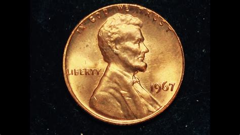 1967 Lincoln Penny Mintage 3 Billion Value Up To 12 For Raw Coin