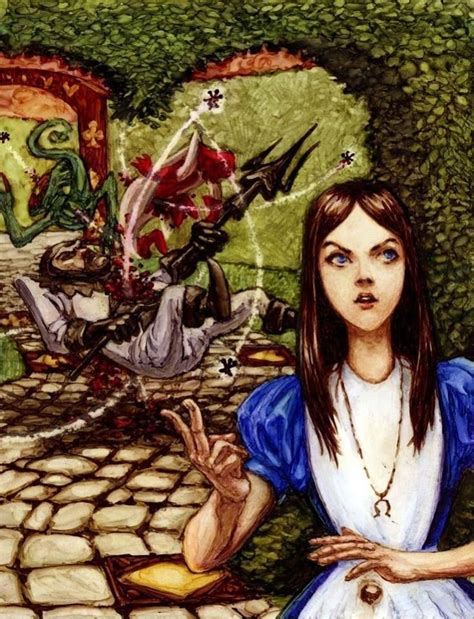 Pin On The Crazy Alice In A Bloody Wonderland
