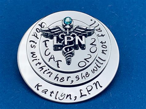 Personalized Pin For Lpnlpn T Lpn Pin Nursing Student Etsy