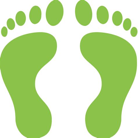 Graphic Black And White Footprint Icon Free Download Blue Footprints