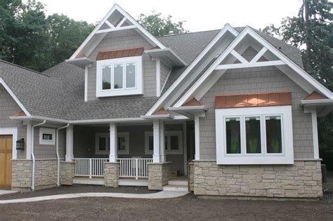 Exterior Stone Siding And Hardie Board Traditional Exterior
