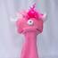 Hand Puppet Pink Monster With Moving Mouth  Etsy
