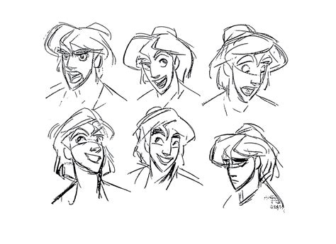 Disney Aladdin Sketches