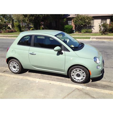 Green Fiat 500 I Think It Is Just So Cute Fiat 500 Dream Cars