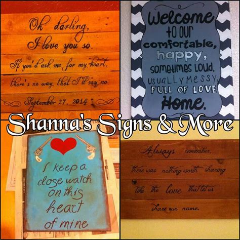 Shannas Signs And More