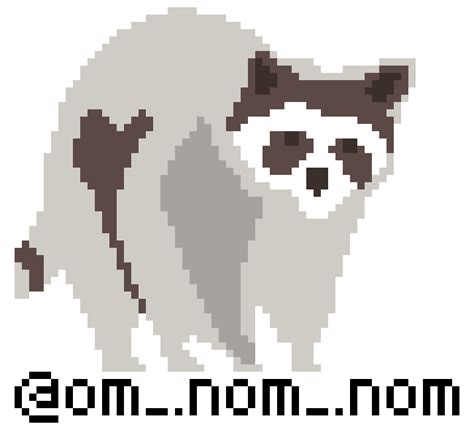 Raccoon Pixel Art Maker
