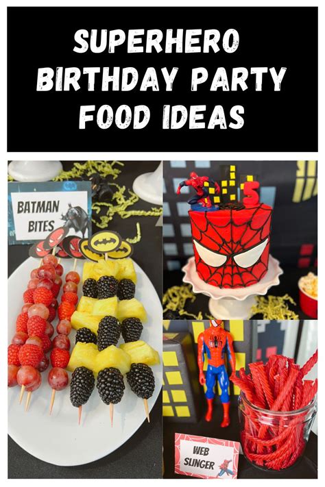 The Best Superhero Party Food Ideas Cocos Caravan
