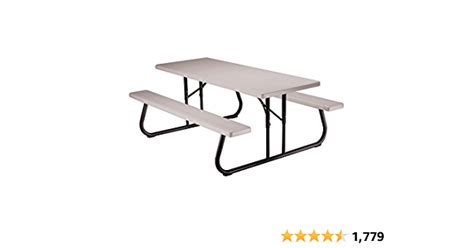 Lifetime 22119 Folding Picnic Table 6 Feet Putty In 2022 Folding Picnic Table Camping