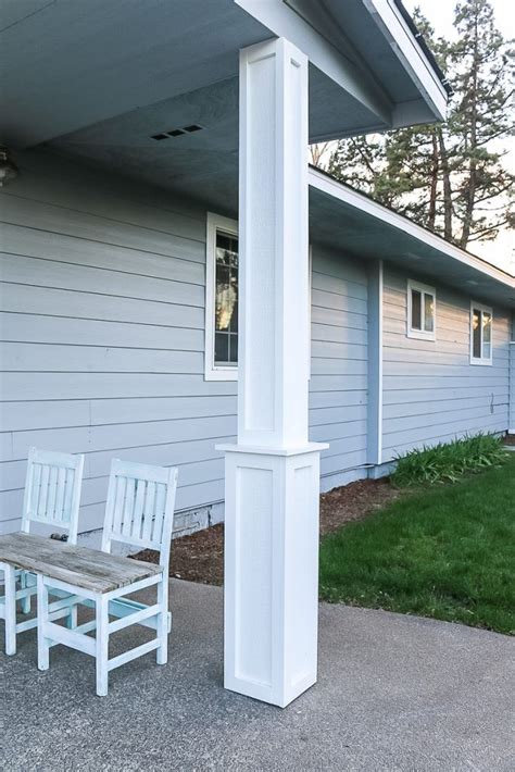 A patented snap column covers australia. How To Update Your Skinny Porch Posts For Added Curb ...