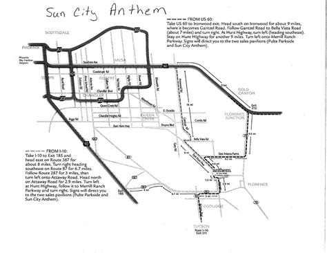 Sun City Anthem Map & Floor Plans | PPT