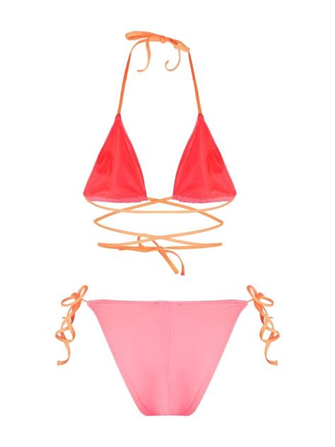 Noire Swimwear Tanning Wrap Style Bikini Farfetch
