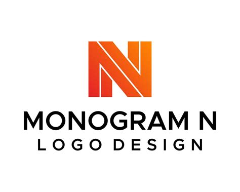 The Logo Design For The Monogram N Company 24273592 Vector Art At Vecteezy