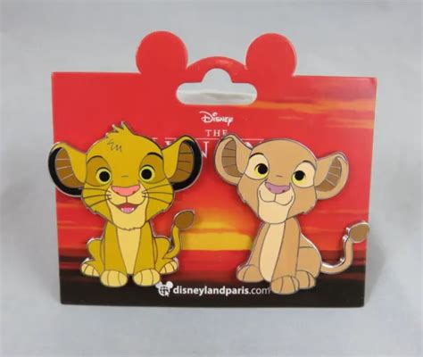 Disney Disneyland Paris Pin Set Simba And Nala The Lion King 1500