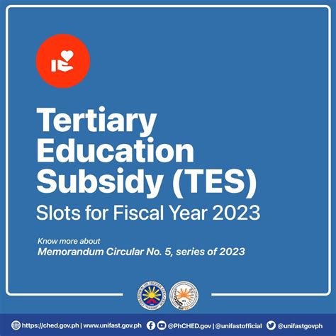 Tertiary Education Subsidy 2023 2024 Tes