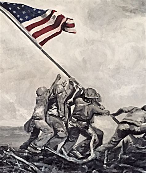 Iwo Jima Painting On Behance