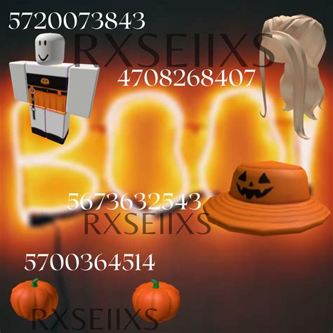 Pumpkin Fit 4 Halloween Bloxburg Decal Codes Halloween Outfits