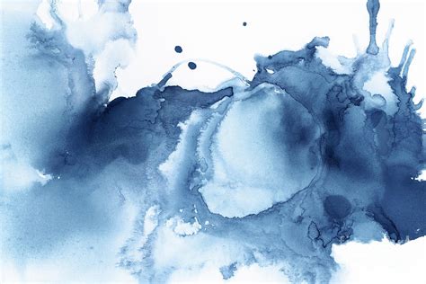 Abstract Shades Of Blue Painting By Printsproject Pixels
