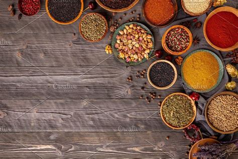 Indian Spices Featuring Seasoning Chili And Pepper Indian Spices