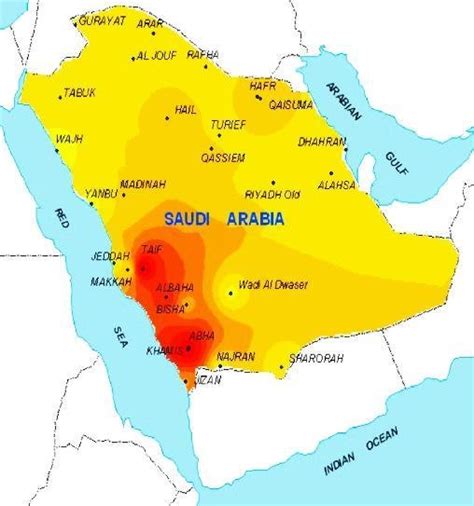 Isokeraunic Map Of Saudi Arabia The Dark Shaded Areas Indicate The