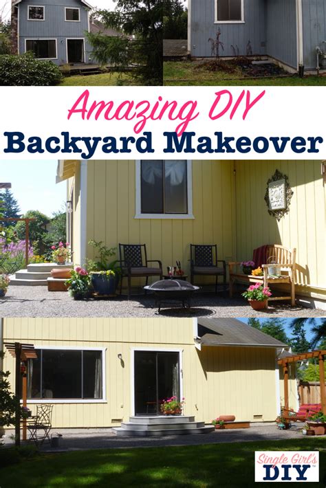 If you're looking for diy small backyard ideas, you're in the right place. Beautiful and Affordable DIY Backyard Makeover | Single ...