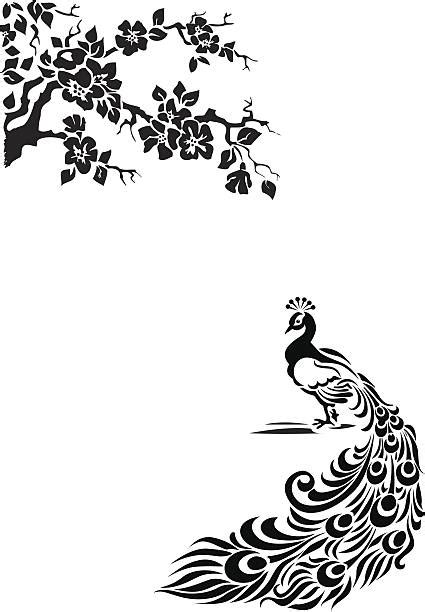 1000 Peacock Silhouette Stock Illustrations Royalty Free Vector