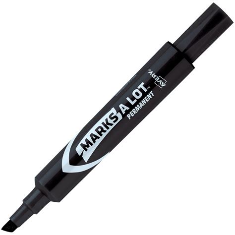 Avery Regular Permanent Black Marker 12 Count