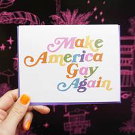 Make America Gay Again Card DECO Raleigh
