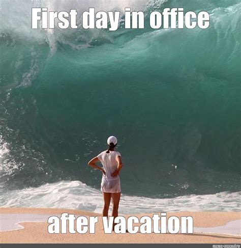 Комикс мем First Day In Office After Vacation Комиксы Meme