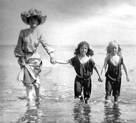 Back To The Beach After Bathing Vintage Photos Vintage