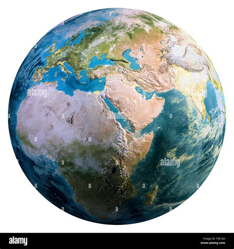 Planeta Tierra Con Continentes Fotografías E Imágenes De Alta