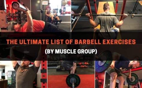 The 25 Best Barbell Exercises For Each Muscle Group