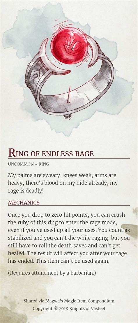 Learn vocabulary, terms and more with flashcards in dnd 5e (the wizards of the coast tabletop roleplaying game dungeons and dragons 5th edition), each player commands a choose the duelling. Rage Dnd 5E / Primal Path Path Of Focus Tame Your Rage And ...
