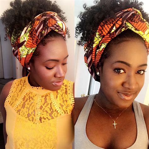 Natural Hairstyles With Hair Wraps Hairstyle Catalog