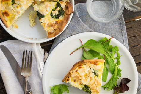 Hartige Taart Met Broccoli Bloemkool En Geitenkaas Culy