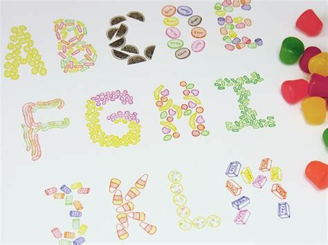 55 Designs Of Abcdefghijklmnopqrstuvwxyz Cuded Candy Letters