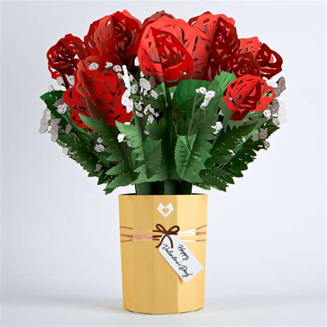 Valentines Day Flower Bouquet Lovepop