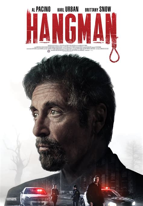 Hangman Trailer And Poster Al Pacino Karl Urban And Brittany Snow Must