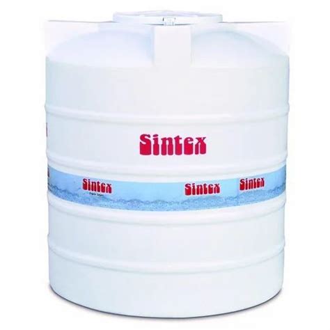 Sintex Plastic White Water Tanks Capacity 500 10000 L Rs 6litre