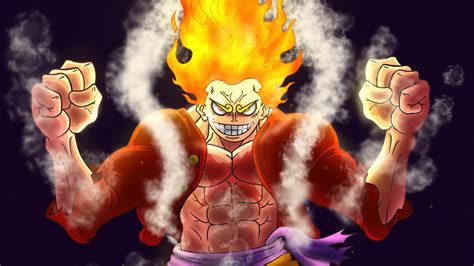 Luffy Sun God Nika Gear 5 One Piece 4k HD Wallpaper Rare Gallery